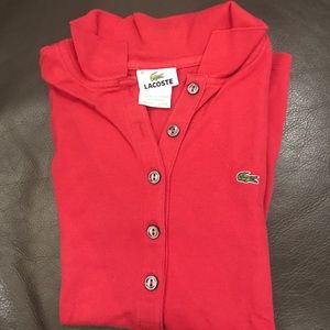 Lacoste red polo. Size 36 (small)